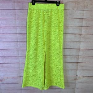 Legaci Swim Cover Up‎ Crochet Pants Size Large